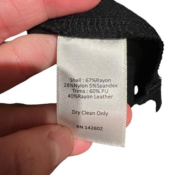 Sail to sable black long sleeve 1/4 zip dress - Picture 4 of 7